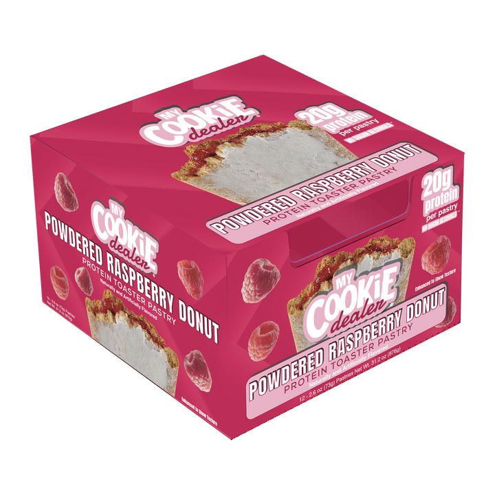 MY COOKIE TOASTER PASTRY FROSTED 12 PACK - POWDERED RASPBERRY DONUT