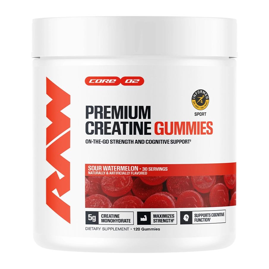 PREMIUM CREATINE GUMMIES 120 GUMMIES - SOUR WATERMELON