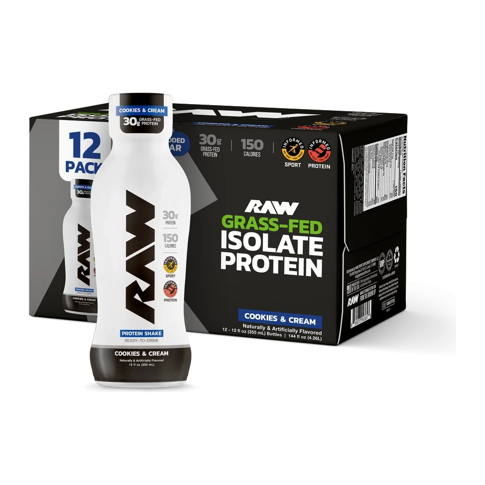 PROTEIN RTD 12 OZ/12 PACK - COOKIES & CREAM