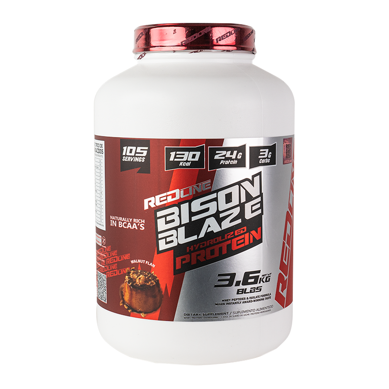 LINE BISON BLAZE PROTEIN HIDROLIZADA 8 LBS - WALNUT FLAN