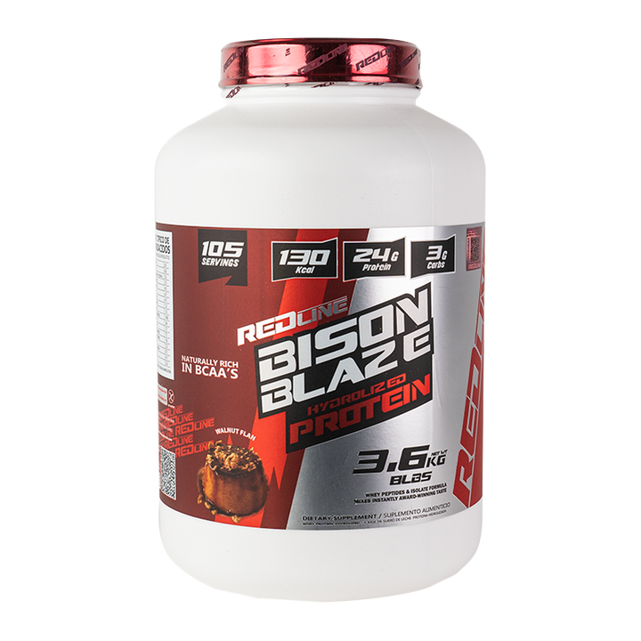 LINE BISON BLAZE PROTEIN HIDROLIZADA 8 LBS - WALNUT FLAN