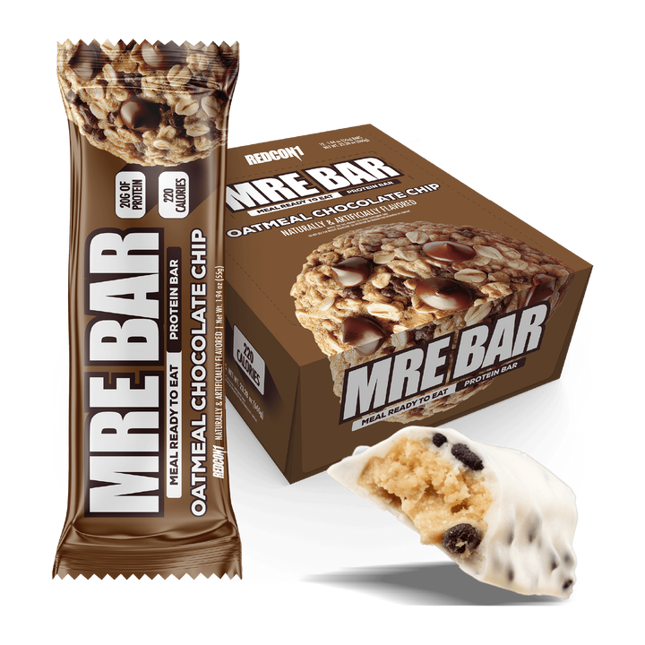 MRE BAR 12 BARS - OATMEAL CHOCOLATE CHIP