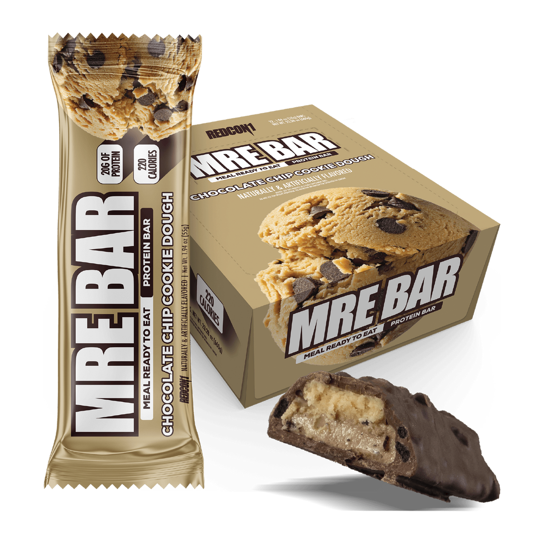 MRE BAR 12 BARS - CHOCOLATE CHIP COOKIE DOUGH