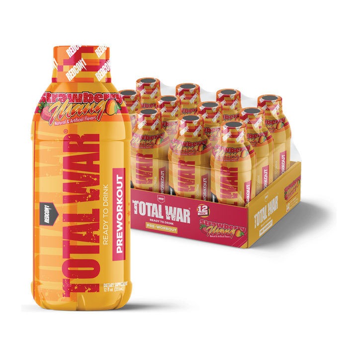 TOTAL WAR RTD 12 OZ 12 PK - STRAWBERRY MANGO