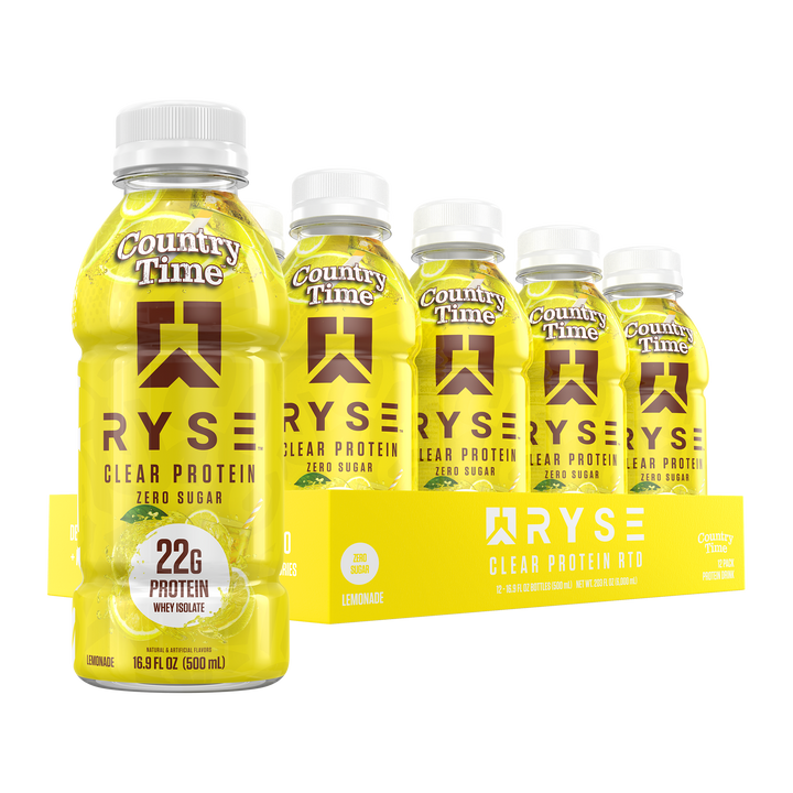 CLEAR WHEY ISOLATE RTD 12 PACK - COUNTRY TIME LEMONADE
