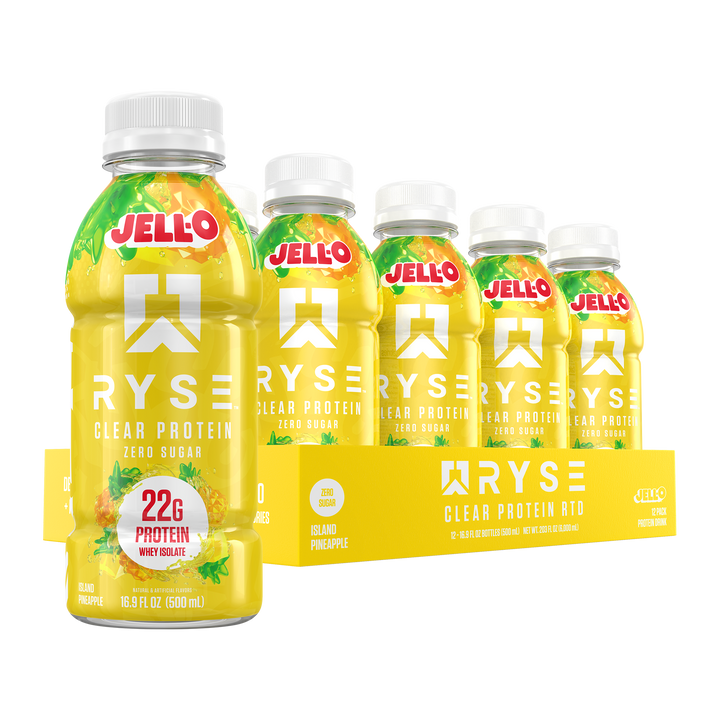 CLEAR WHEY ISOLATE RTD 12 PACK - JELL-O ISLAND PINEAPPLE