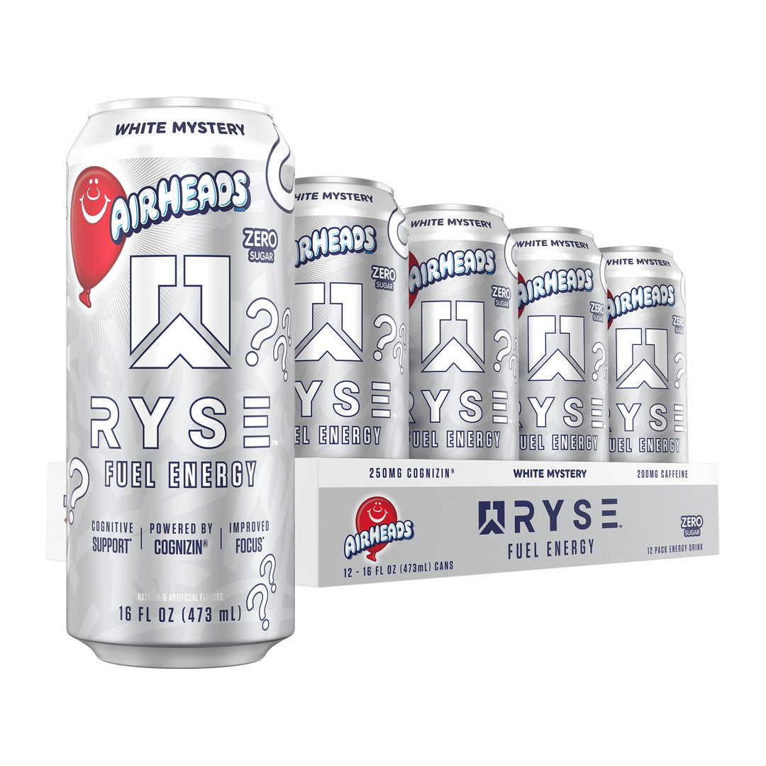 FUEL DRINK 16 OZ/12 PACK - AIRHEADS WHITE MYSTERY