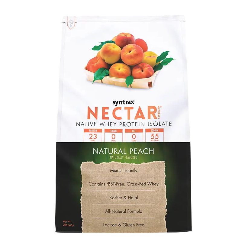 NECTAR NATURALS BAG 2 LBS - NATURAL PEACH