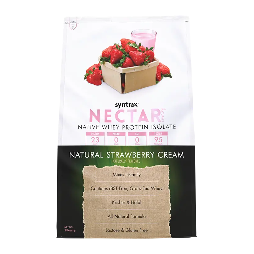 NECTAR NATURALS BAG 2 LBS - NATURAL STRAWBERRY CREAM
