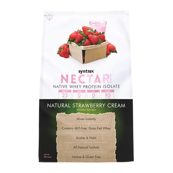 NECTAR NATURALS BAG 2 LBS - NATURAL STRAWBERRY CREAM