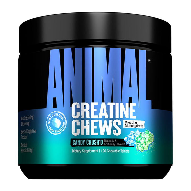 ANIMAL CHEWS CREATINE 120 TABLETS - CANDY CRUSHD