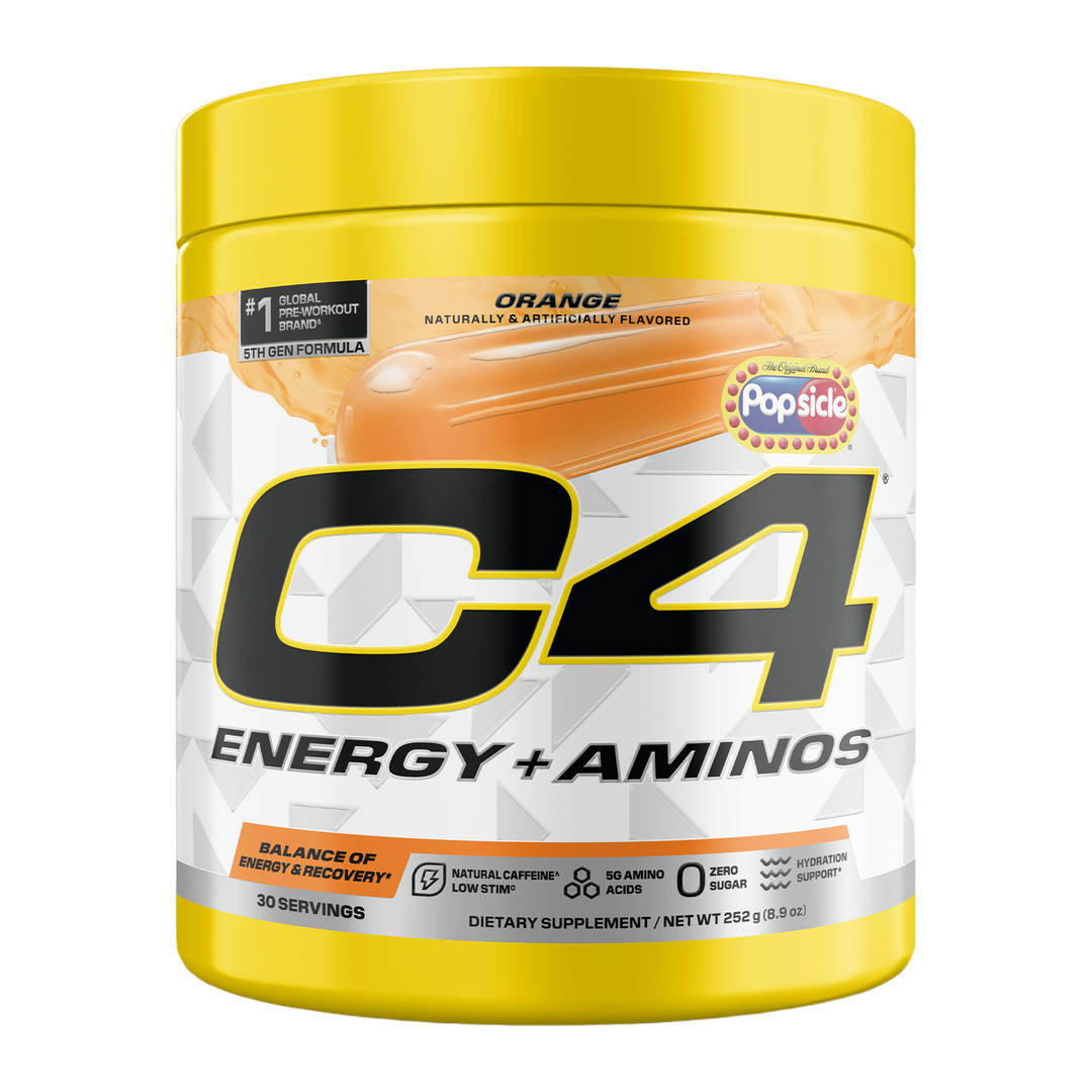 C4 ENERGY + AMINOS 30 SERV - ORANGE POPSICLE