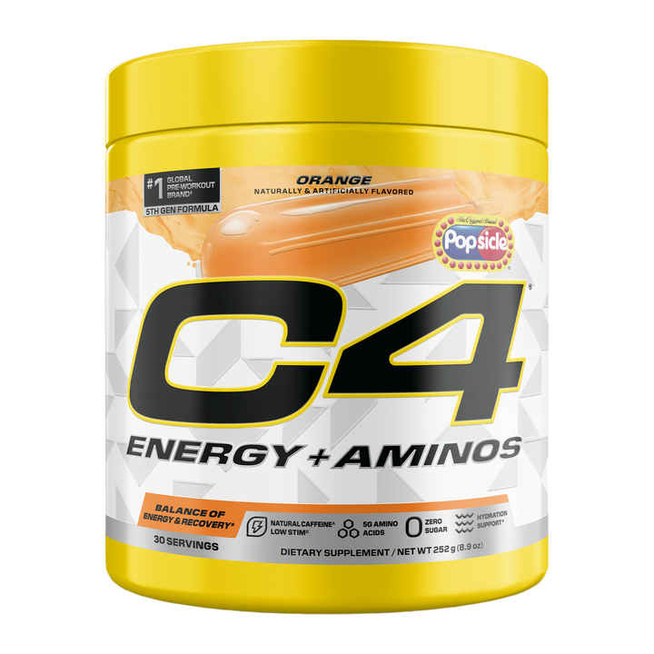 C4 ENERGY + AMINOS 30 SERV - ORANGE POPSICLE