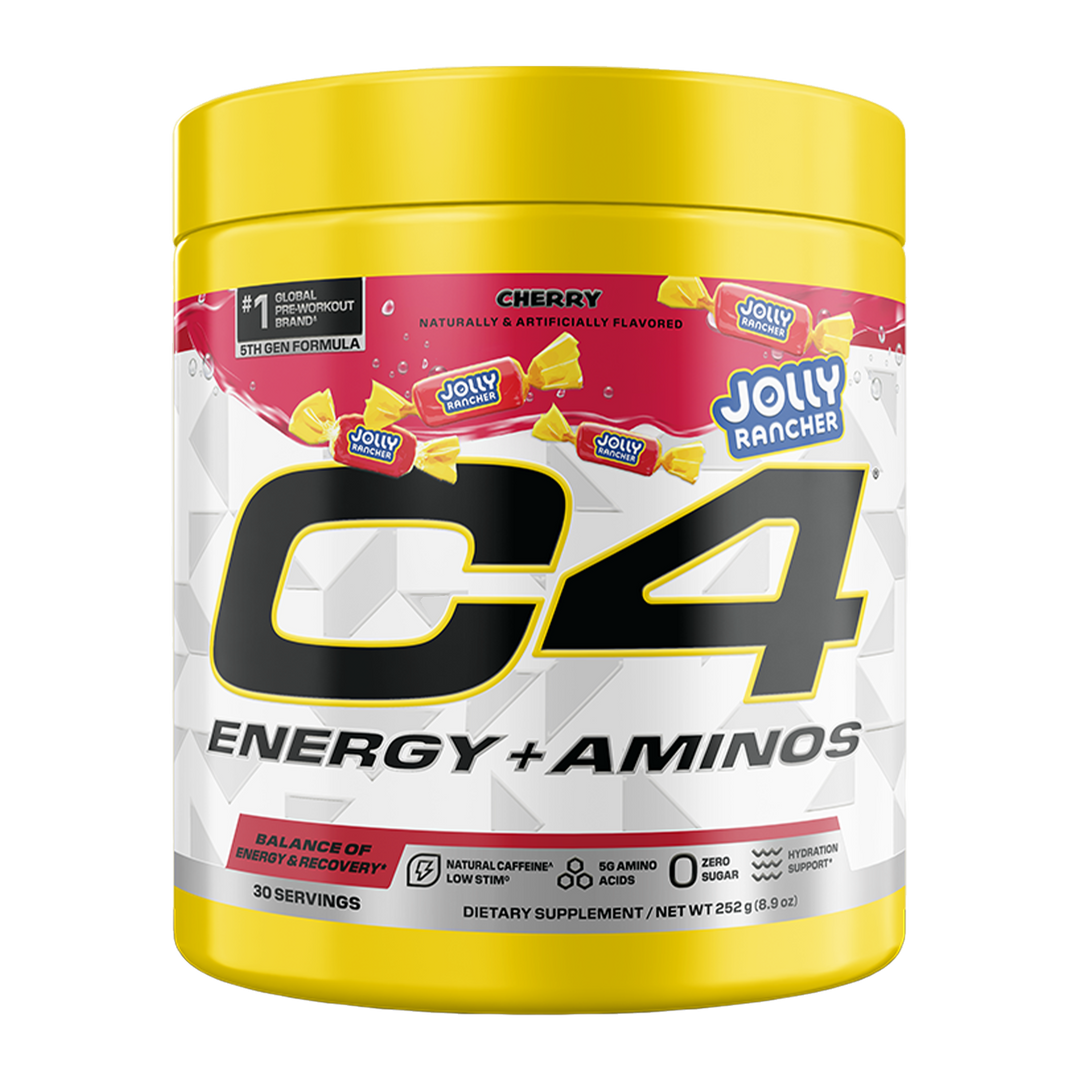 C4 ENERGY + AMINOS 30 SERV - CHERRY JOLLY RANCHER