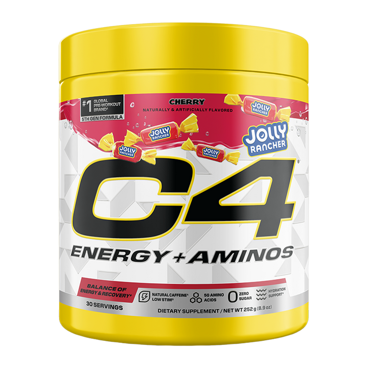 C4 ENERGY + AMINOS 30 SERV - CHERRY JOLLY RANCHER