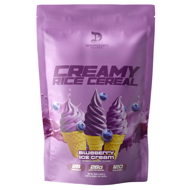 CREAMY RICE CEREAL 25 SERV - BLUEBERRY ICE CREAM