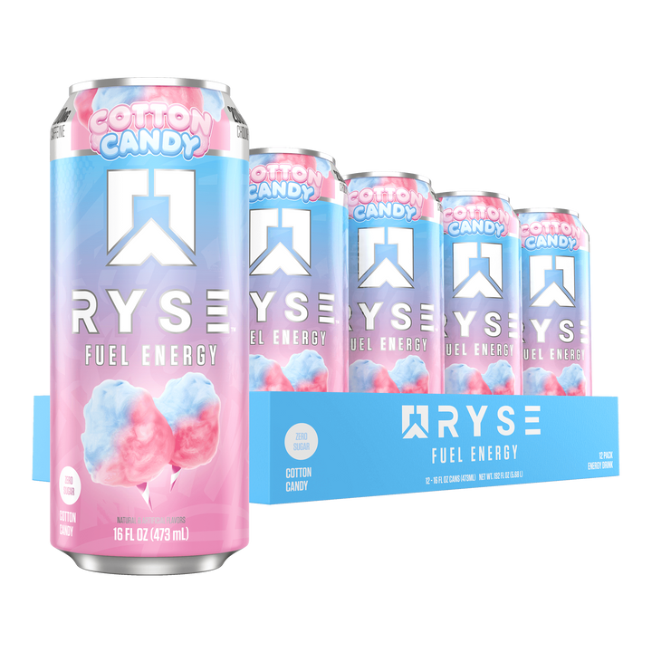 FUEL DRINK 16 OZ/12 PACK - COTTON CANDY
