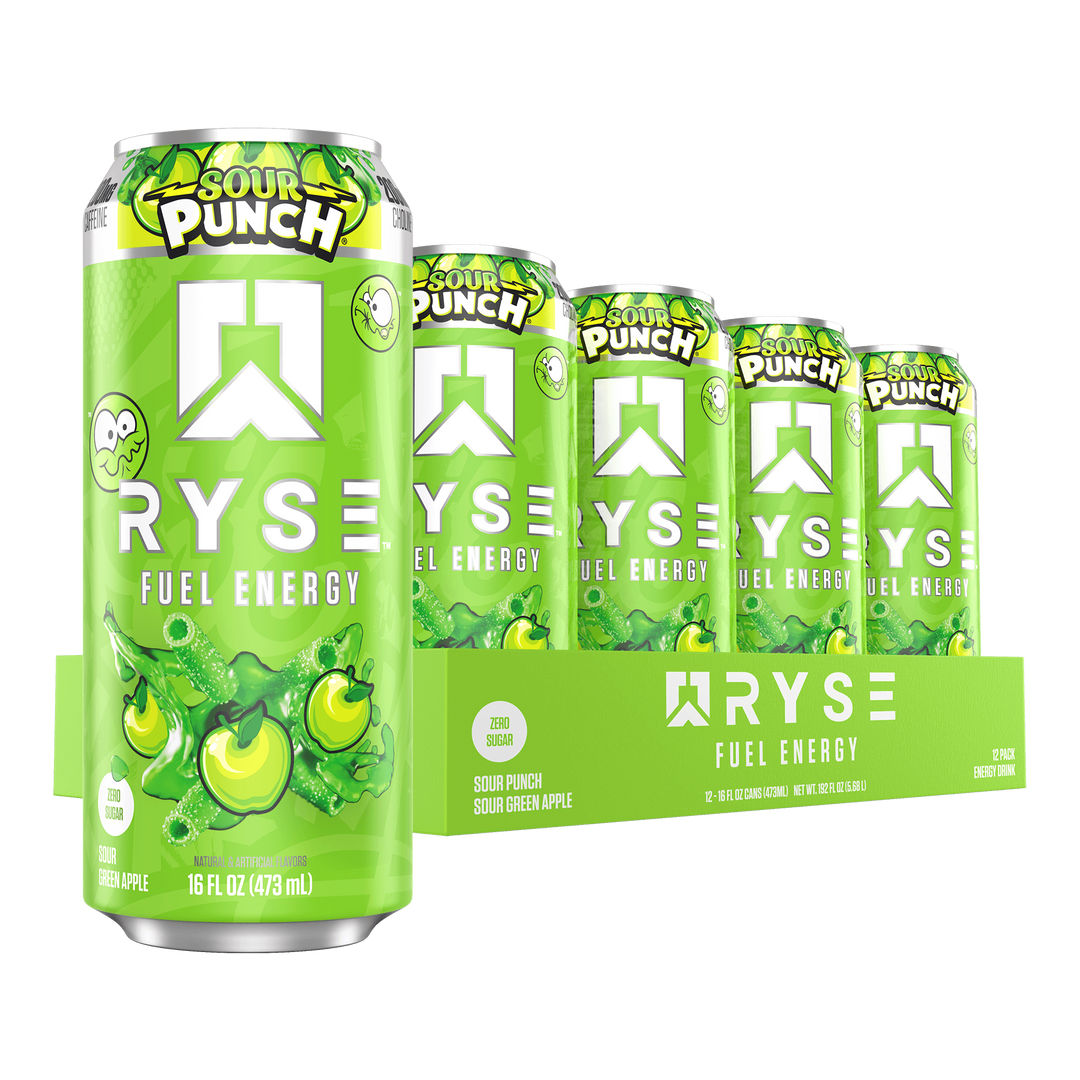 FUEL DRINK 16 OZ/12 PACK - SOUR PUNCH GREEN APPLE