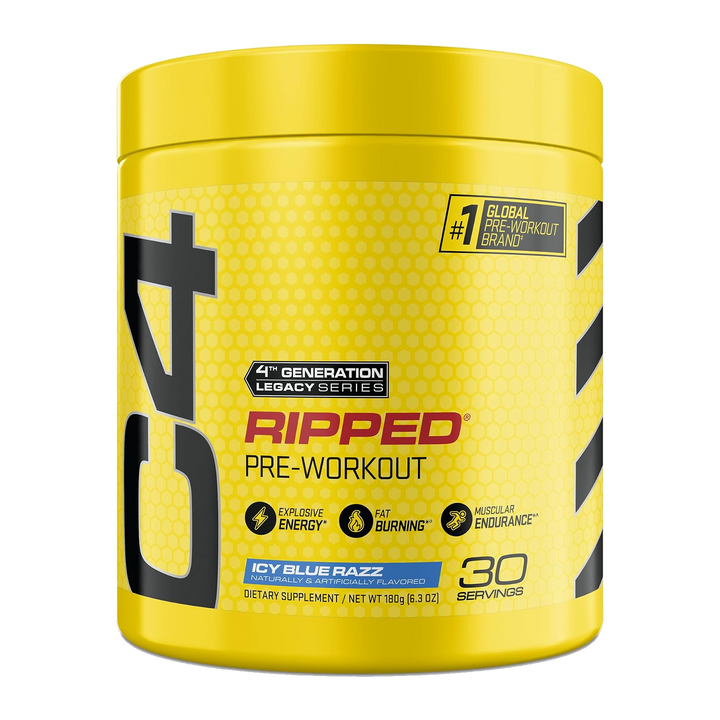 C4 RIPPED 30 SERV - BLUE RAZZ
