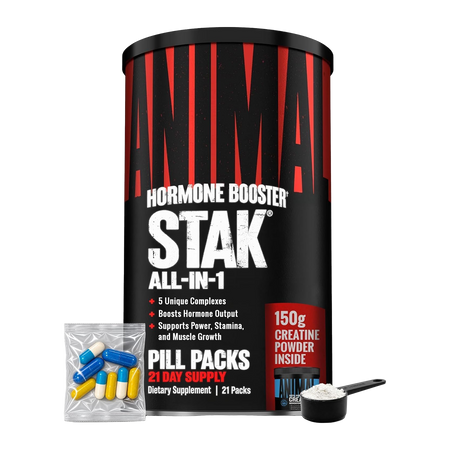ANIMAL STAK + CREATINE 21 PACKS