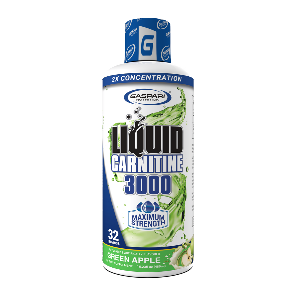 L-CARNITINE LIQUID 3000 16 OZ - GREEN APPLE