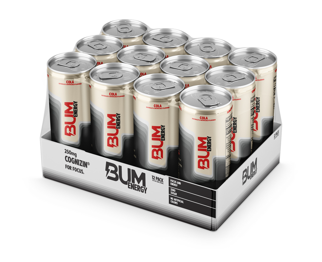 BUM ENERGY DRINK 12 OZ/12 - ENERGY COLA