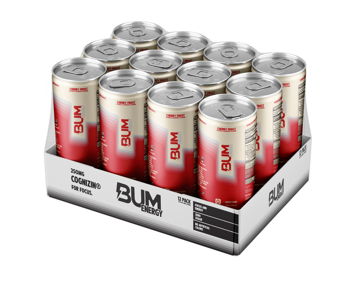 BUM ENERGY DRINK 12 OZ/12 - CHERRY FROST