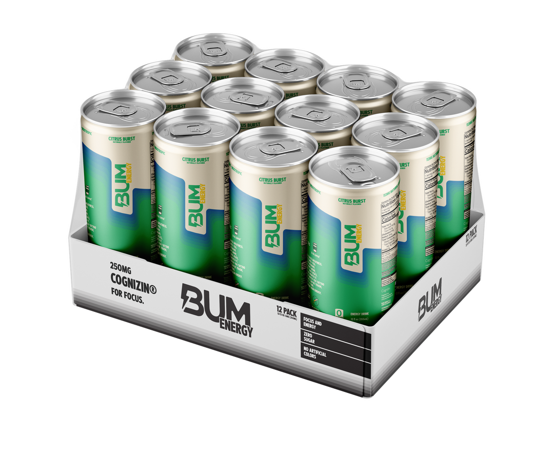 BUM ENERGY DRINK 12 OZ/12 - CITRUS BURST