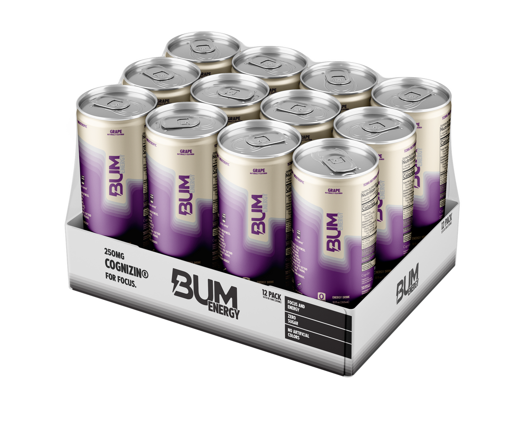 BUM ENERGY DRINK 12 OZ/12 - GRAPE