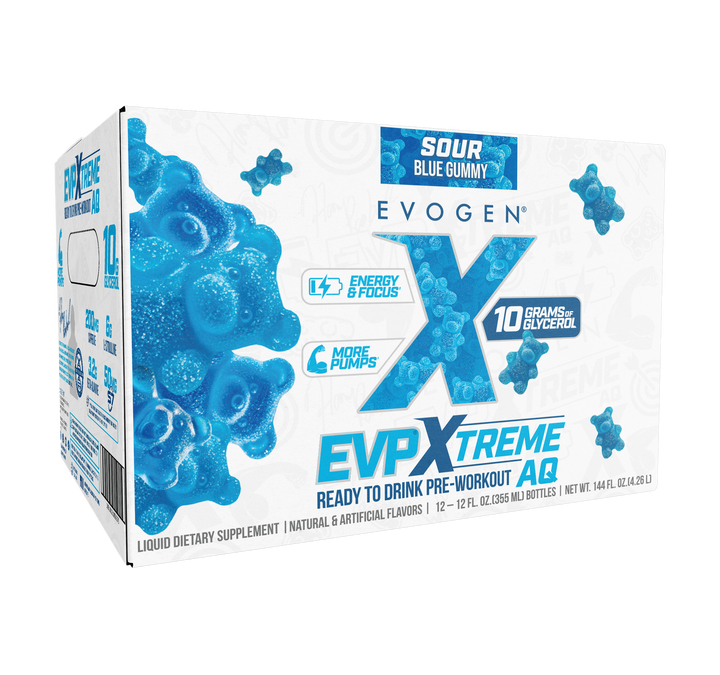EVP XTREME AQ 12OZ 12PK - BLUE GUMMY