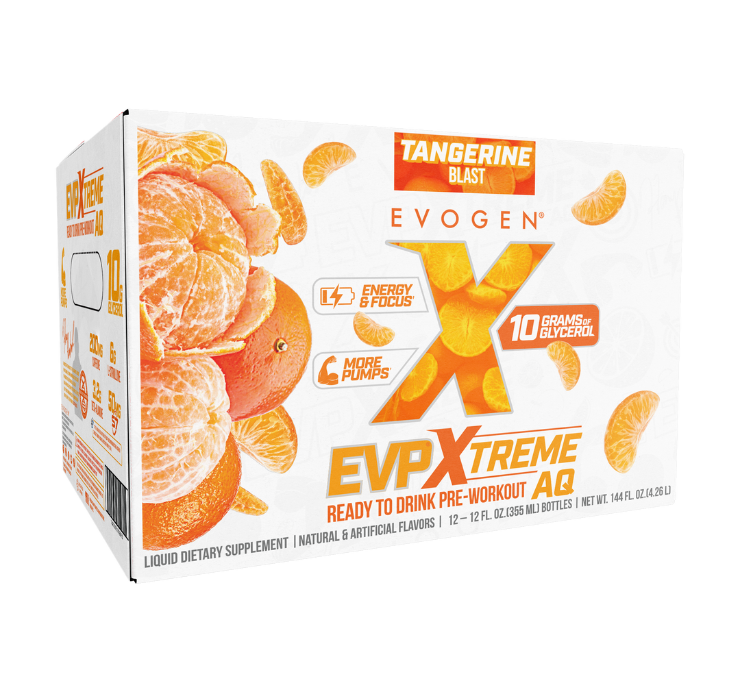 EVP XTREME AQ 12OZ 12PK - TANGERINE BLAST