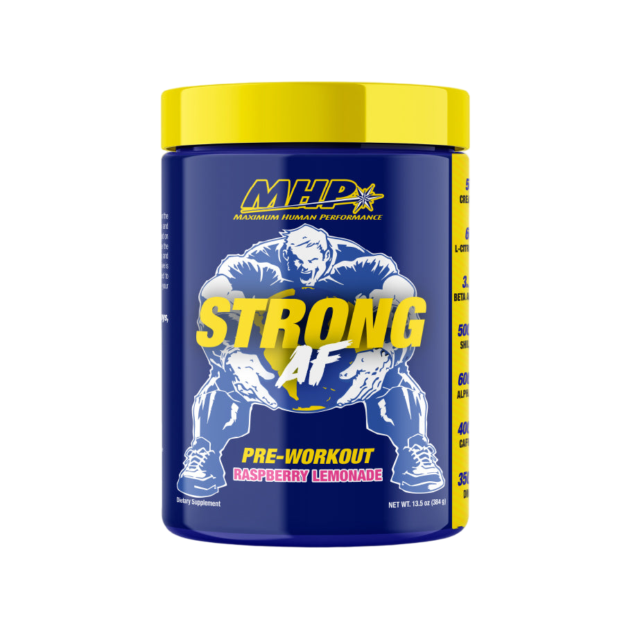 STRONG AF PRE WORKOUT 40 SERV - RASPBERRY LEMONADE