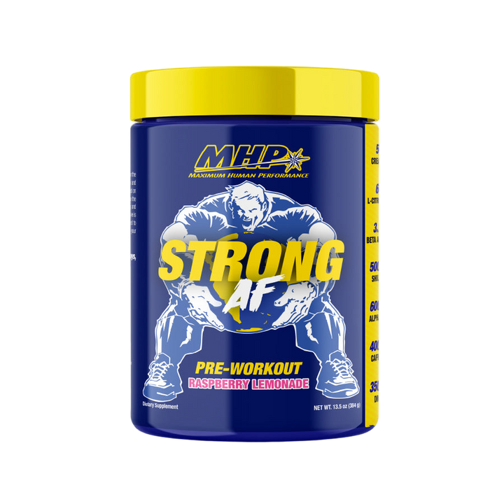 STRONG AF PRE WORKOUT 40 SERV - RASPBERRY LEMONADE