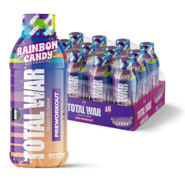 TOTAL WAR RTD 12 OZ 12 PK - RAINBOW CANDY
