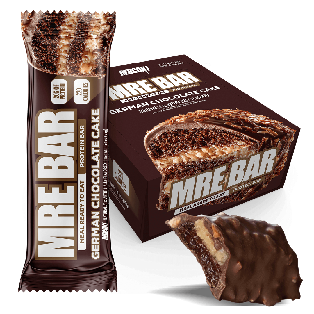 MRE BAR 12 BARS - GERMAN CHOCOLATE CAKE