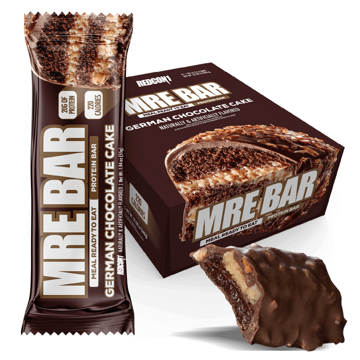 MRE BAR 12 BARS - GERMAN CHOCOLATE CAKE