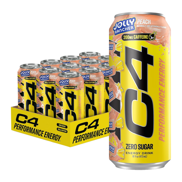C4 ENERGY CRB 16OZ 12PK - PEACH JOLLY RANCHER