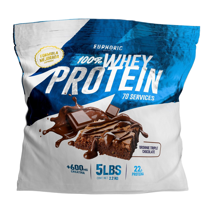 WHEY PROTEIN 5 LBS - BROWNIE TRIPLE CHOCOLATE