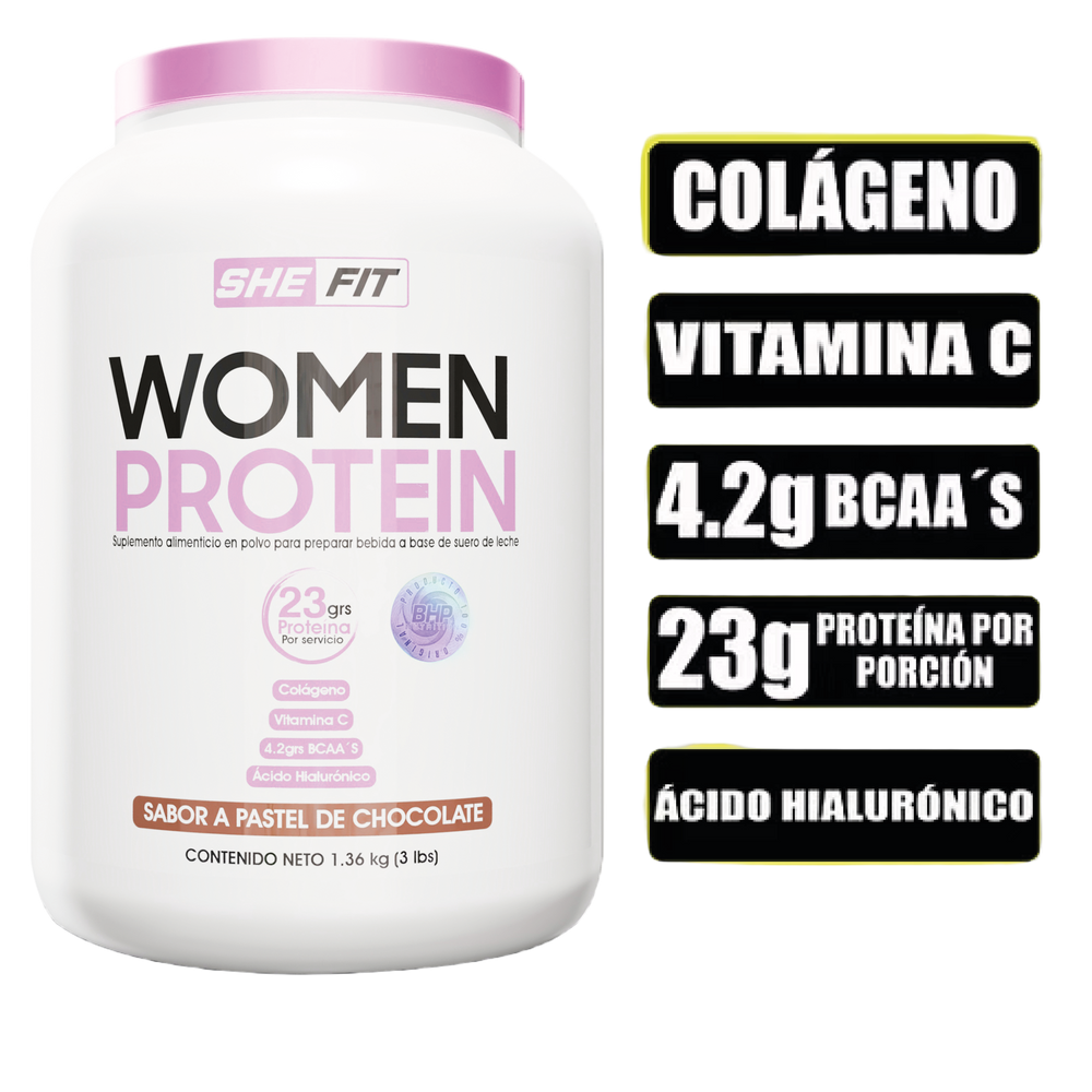 SHE FIT WOMAN PROTEIN 3 LBS - PASTEL DE CHOCOLATE