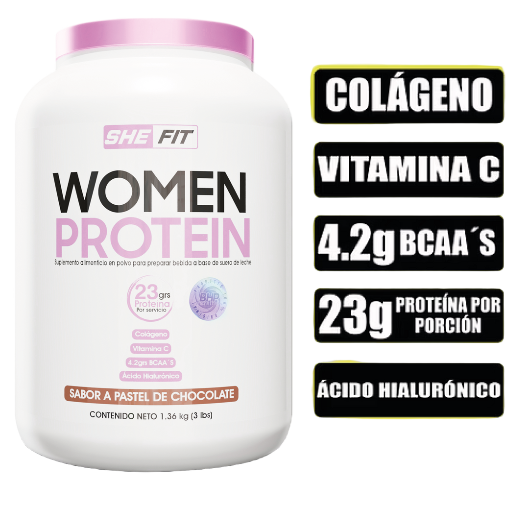 SHE FIT WOMAN PROTEIN 3 LBS - PASTEL DE CHOCOLATE
