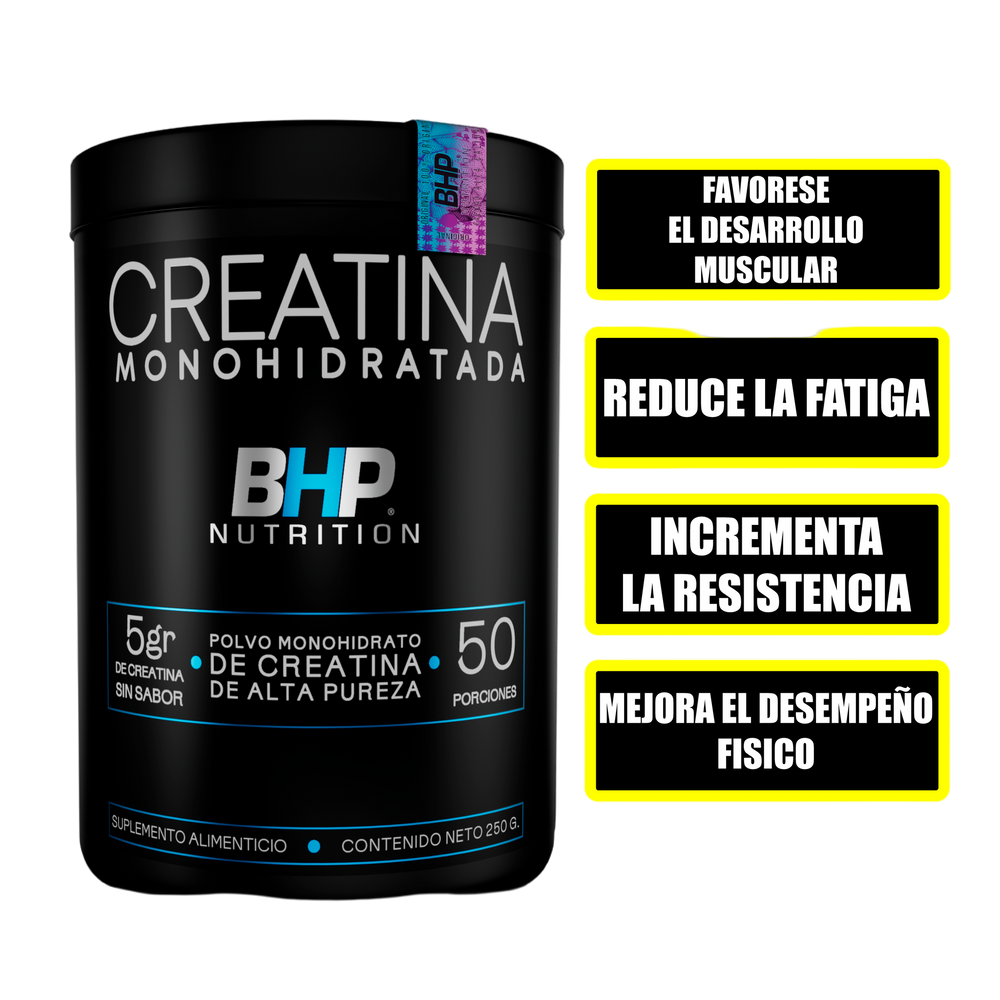 CREATINA MONOHIDRATADA 250 GRS - SIN SABOR