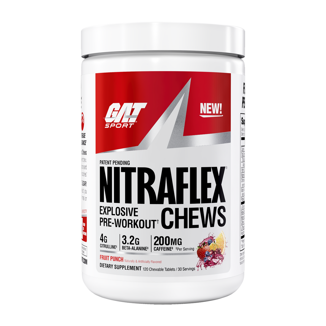 NITRAFLEX PRE WORKOUT CHEWS 30 SERV - FRUIT PUNCH