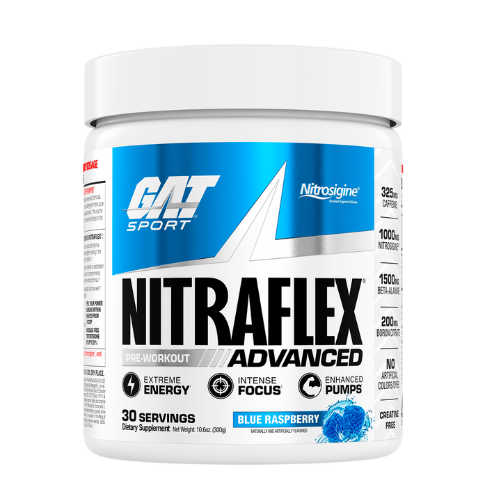 NITRAFLEX ADVANCED FORMULA 30 SERV - BLUE RASPBERRY