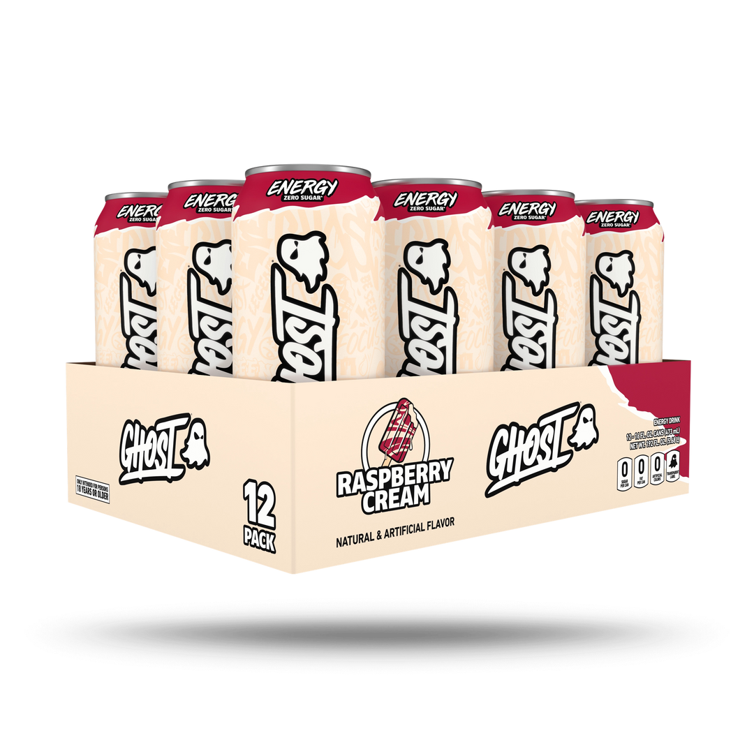 ENERGY 16 OZ 12 PK - RASPBERRY CREAM