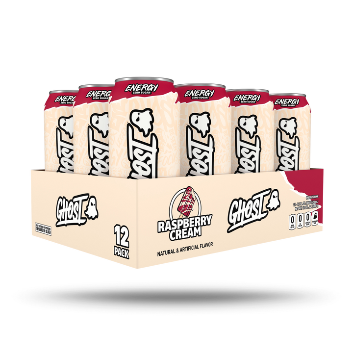 ENERGY 16 OZ 12 PK - RASPBERRY CREAM