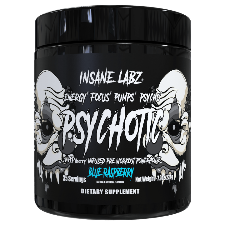 PSYCHOTIC BLACK 35 SERV - BLUE RASPBERRY