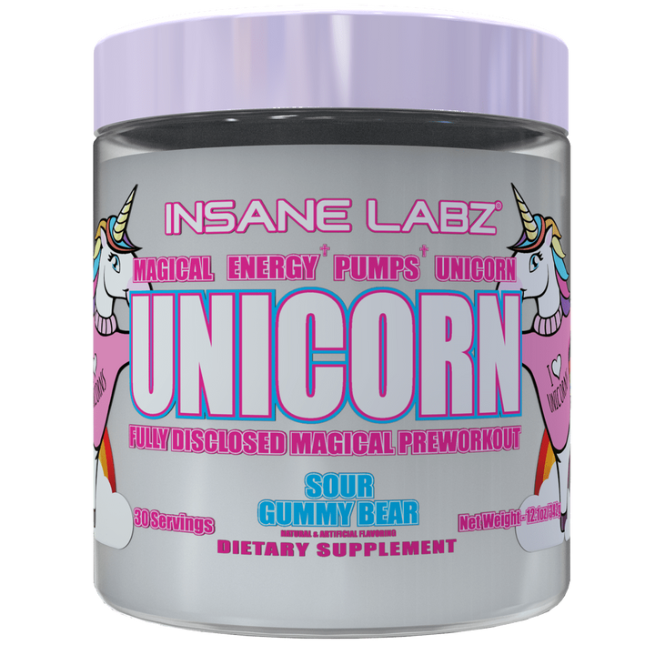 UNICORN PREWORK 30 SERV - SOUR GUMMY BEAR