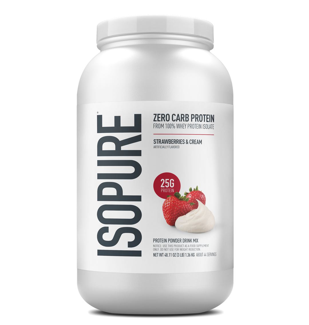 ISOPURE ZERO CARB 3 LB - STRAWBERRIES & CREAM