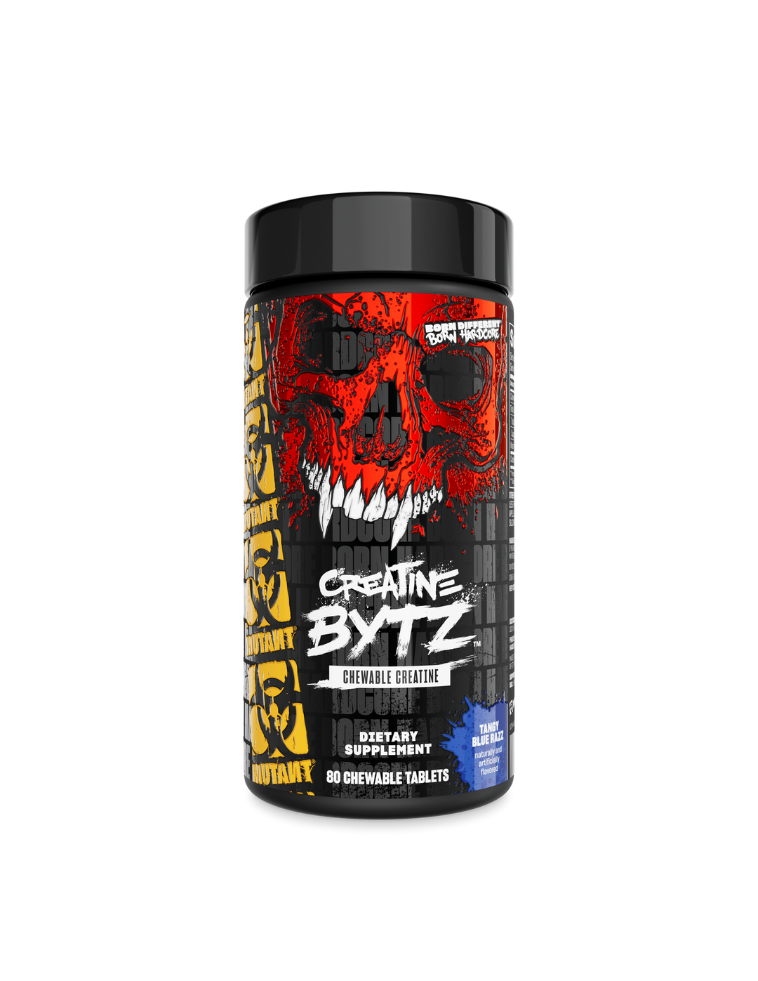 CREATINE BYTS CHEWABLE 80 TABLETS - TANGY BLUE RAZZ