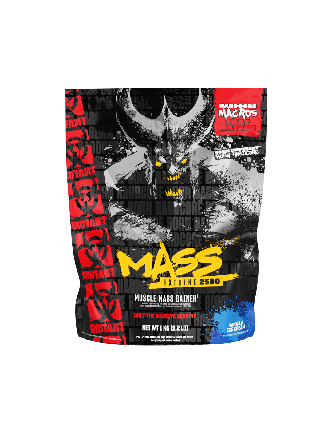 MASS XXXTREME 2500 2.2 LBS - VAINILLA ICE CREAM